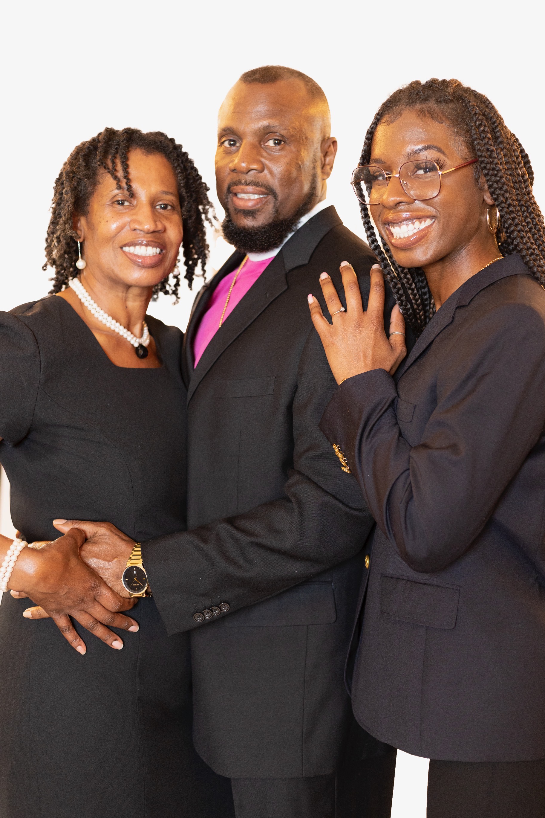 Bishop Levi S. Murray, First Lady Shelia H. Murray, and Kiera Murray